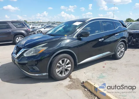 2018 Nissan Murano Sl from USA, damaged, VIN 5N1AZ2MH8JN203479